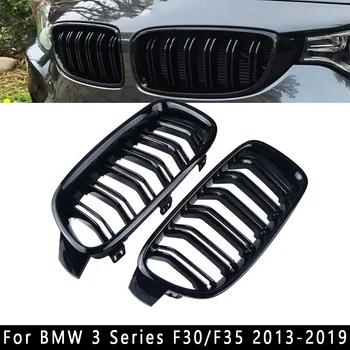 

Racing Front Kidney Grille Gloss Black For BMW 3-Series F30 F31 F35 2012-2016