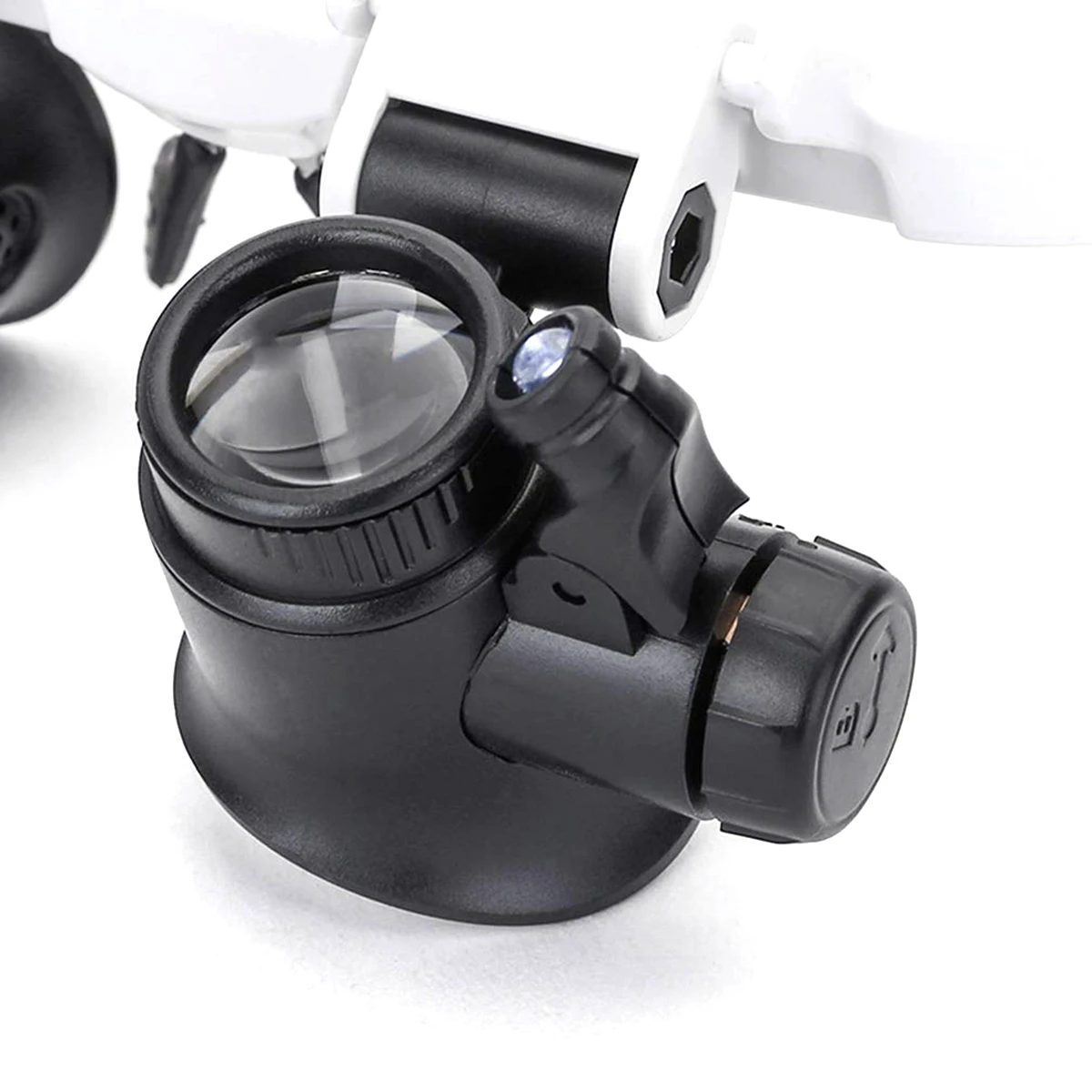 Magnifier Glass Adjustable LED Light Magnification Head Wearing For Jewellery Watch Clock Repair 3 Modes | Инструменты
