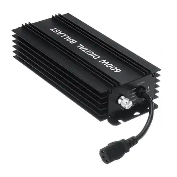 

Digital 600W Ballasts for Garden Planter Grow Lights HPS MH Bulbs Electronic Dimmable 3A 220-240V EU Plug