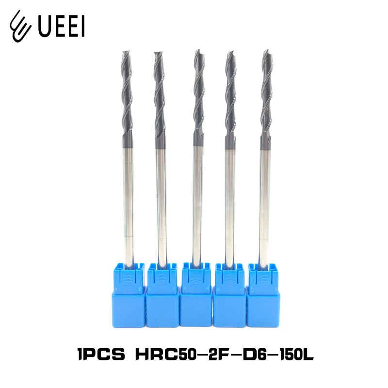 1pcs Flat Endmills End Mill HRC50 D6-D20 150L 2Flute Extra Long Solid Carbide Aluminum Cutter CNC Lathe Milling Tools | Инструменты
