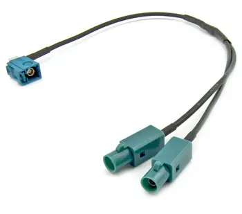 

Durable Antenna Adapter Radio Y FAKRA (Z) Double FAKRA Reliable Hot New