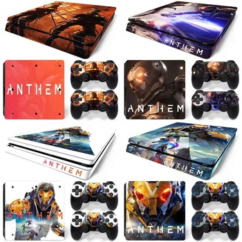 

Colorful Design Vinyl Decals for PS4 Slim Console and Controllers