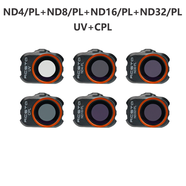 Mini/Mini2/Mini SE Drone Filters UV/CPL/ND4PL/ND8PL/ND16PL/ND32PL Filters Kit for DJI Mavic Mini Camera Drone Accessories