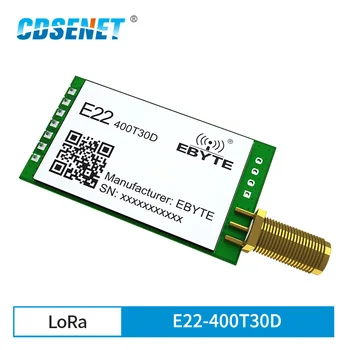 

New LoRa Semtech SX1268 433MHz rf Transceiver Module E22-400T30D 30dBm 1W Long Range UART DIP Serial Port Module