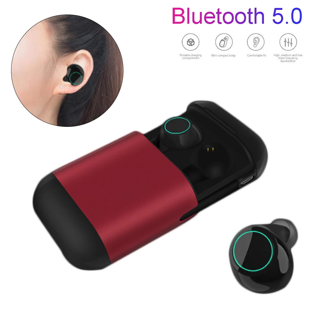 

Original S7 TWS Bluetooth 5.0 Earphones Wireless Earbuds Stereo Waterproof Noice Cancelling Headsets with Mic and Charging Case