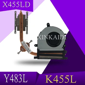 

XinKaidi For ASUS X455LD A455 A455L K455L X455LJ Y483L CPU fan cooling Radiator Heat sink Heatsink Cooler Radiator