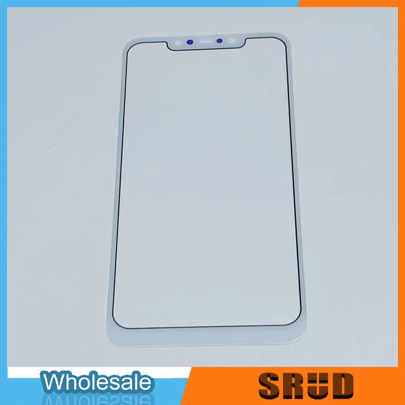 10Pcs Phone Screen Outer Glass For Xiaomi F1 A2 A3 Front Outer Glass Panel Replacement With Hollow OCA Glue