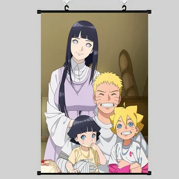 

High Quality Anime Naruto Family Hanging Wall Scroll Painting Canvas Wall Poster Home Wall Print Modern Art Decor Poster