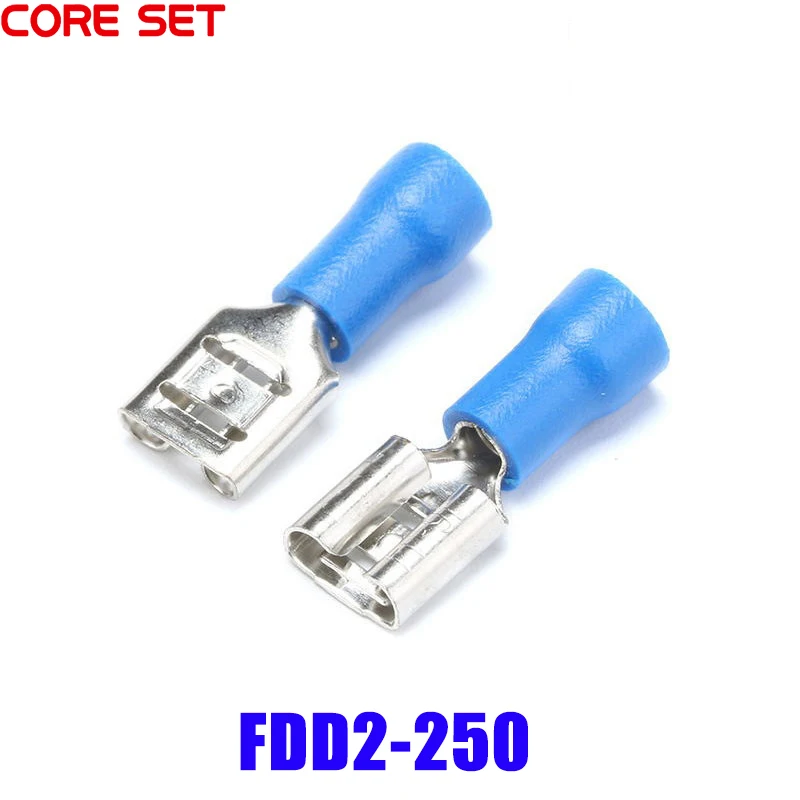 FDD2 250 cold pressing terminal female plug spring pre insulated