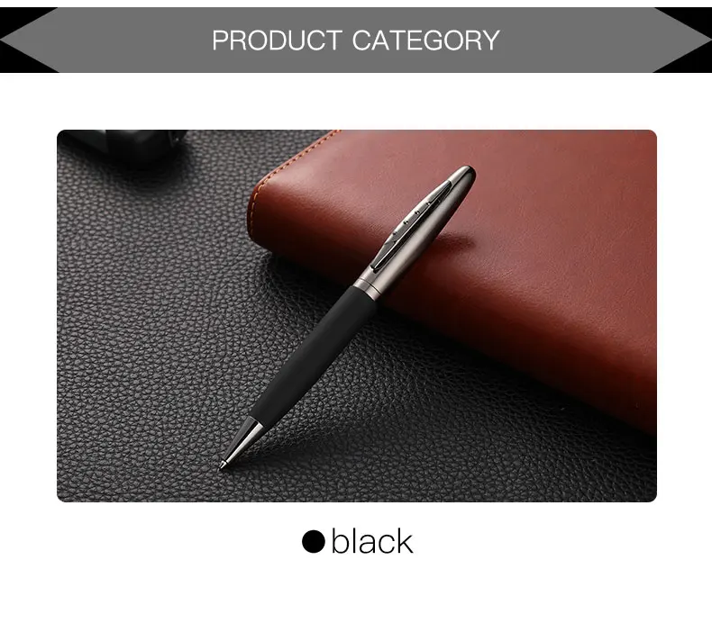 CCCAGYA C015 черная корковая металлическая шариковая ручка для обучения офисных канцелярских принадлежностей, школьная Ручка для письма, подарочная ручка и ручка для бизнес-отелей