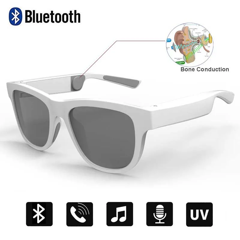 

Conway Bluetooth Sunglasses Bone Conduction Touch Control Headphone Glasses Smart Audio Headsets Open-ear Music&Voice Calling