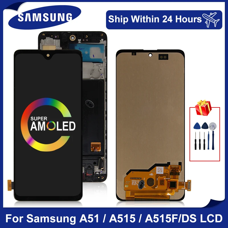 Super AMOLED For Samsung Galaxy A51 LCD Display SM