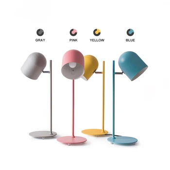 

Nordic Iron Table Lamp Home Deco Table Lamps For The Bedroom Bedside Cafe Studyroom Restaurant living room Color Desk Lamp