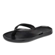 Летние мужские вьетнамки из натуральной кожи; сандалии с раздельным носком; мужские повседневные Тапочки