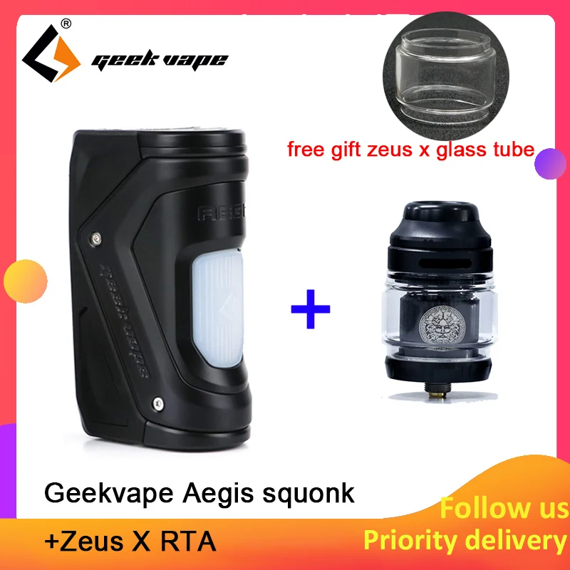 Promo  Vape Mod Geekvape Aegis Squonk Mod 100W and Zeus X Electronic cigarette atomizer vs aegis solo/aegi