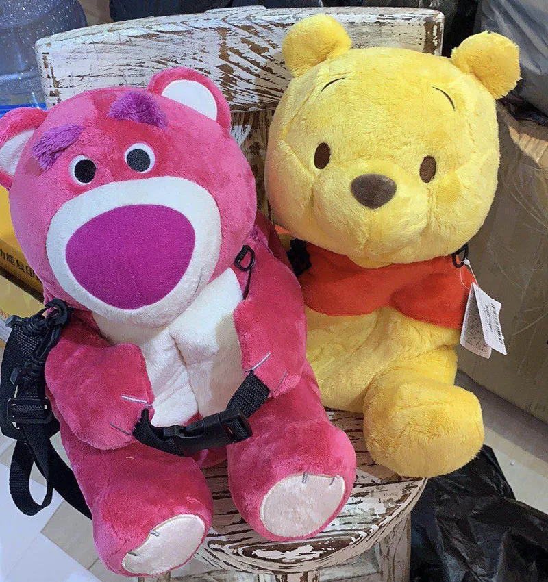 Медведь Lotso Мода Аниме плюшевые сумки на плечо мягкий мультфильм Tote повседневное пушистые куклы телефон сумка для девочек