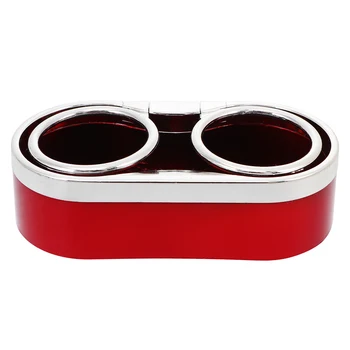 

1Pc Double-Cup Holder For Car Automobile Water Drink Rack Drink Water Cup Bottle Can Holder Plastic Drink Holder Cup