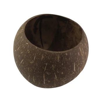

Hot Natural Coconut Shell Bowl Rice Soupe Noodle Fruit Crafts Coconut Bowl Art Work Handicraft Wooden Decoration Accessorie