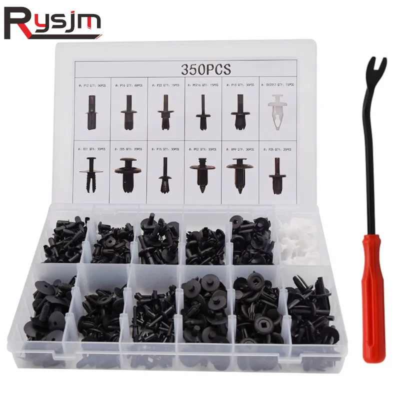 690-piece Car Automotive Push Pin Rivet Trim Clip Panel Body Interior Assortment Retainer Assortment Clips 690-piece Car Automotive Push Pin Rivet Trim Clip Panel Body Interior Assortment Retainer Assortment Clips