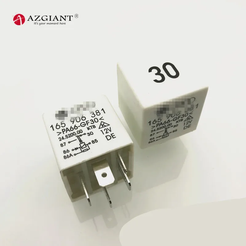 1 шт 12 В 5pin автомобильное реле для Volkswagen Passat B5 Audi A6 ECU 30 165 906 381 5 футов | Автомобили и