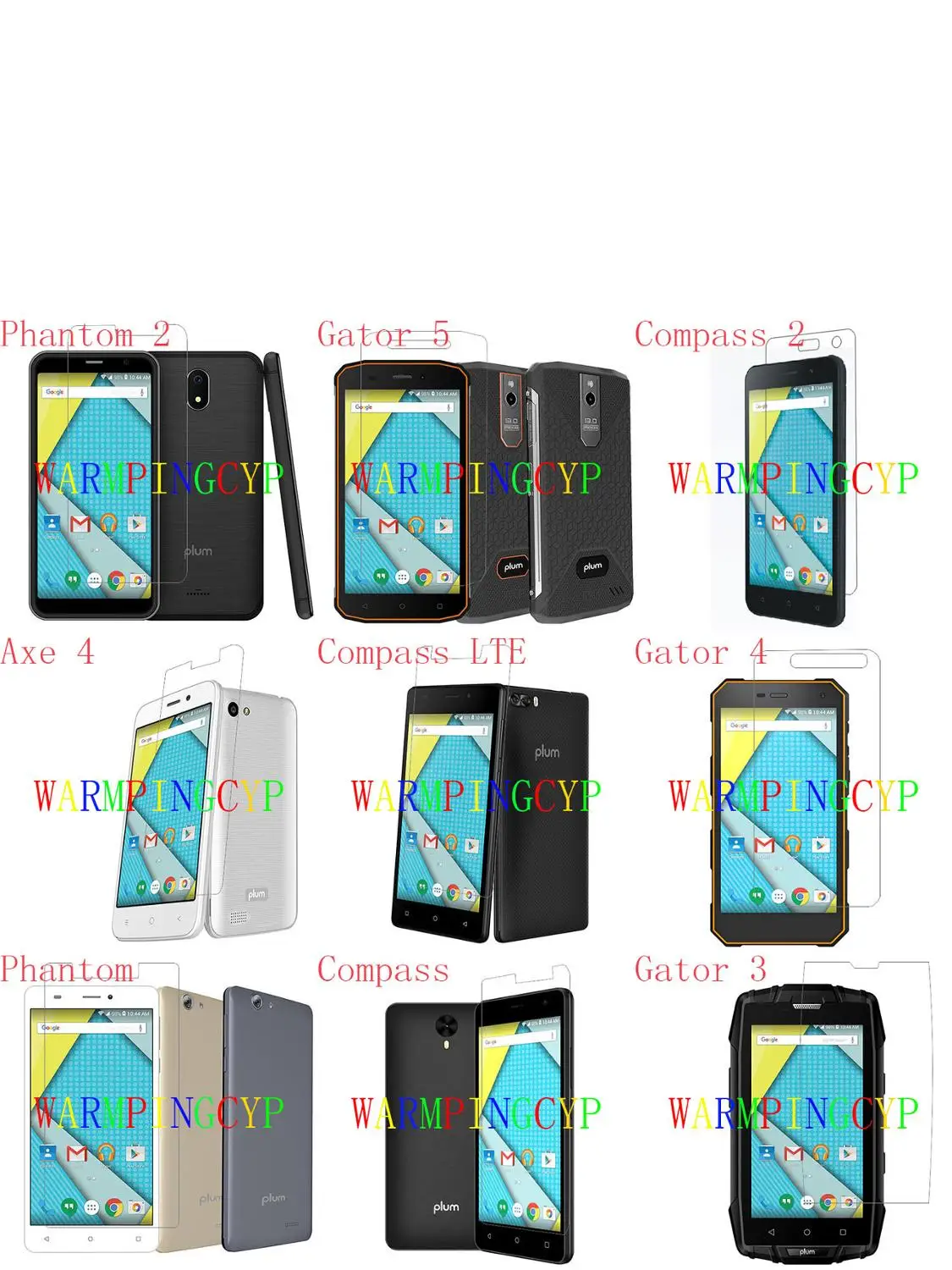 Защитная пленка для экрана Plum Phantom 2 Gator 5 Compass Axe 4 LTE 3 | Мобильные телефоны и