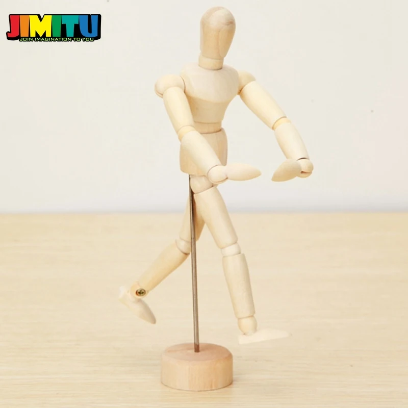 JIMITU деревянная шарнирная кукла 14/20 см фигурка тела модель куклы рисование