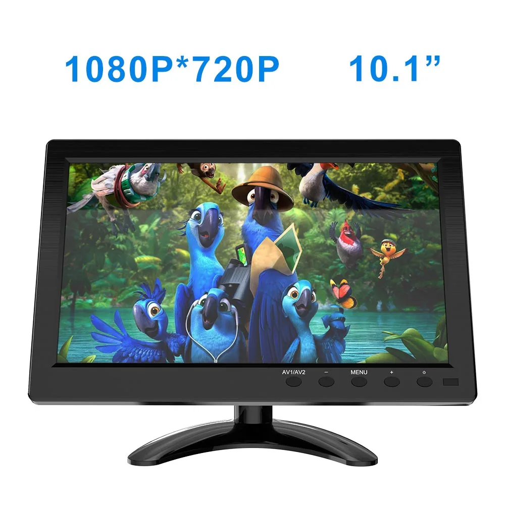 Портативный дисплей FSU 1024*600 ЖК монитор с полным обзором HDMI VGA AV промышленный