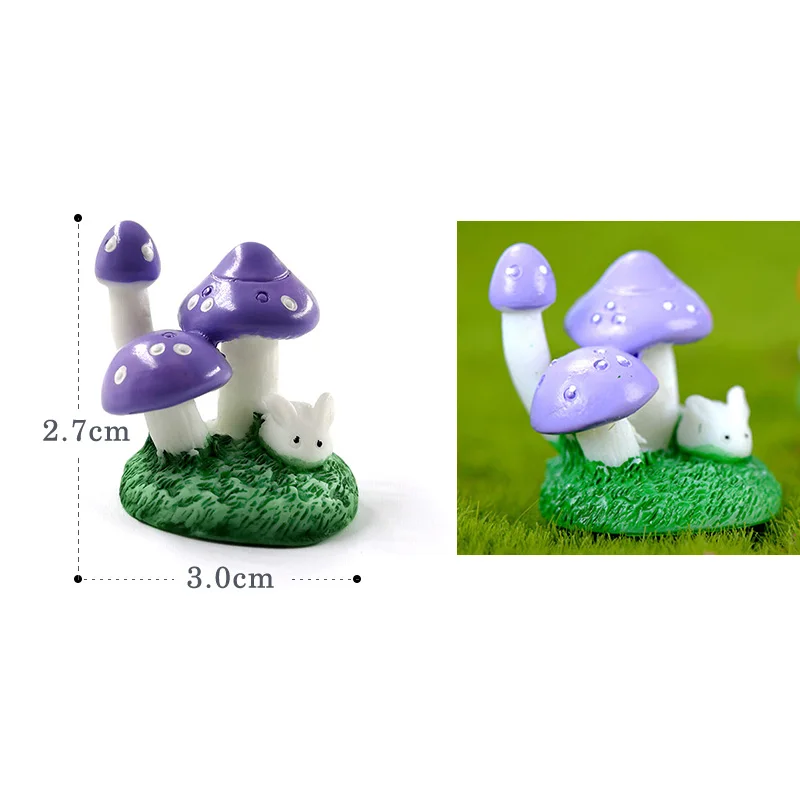 4pcs Snail Ladybug Rabbit Mushroom Tree Resin Action Figure Model Figurine Birthday Cake Decoration Toy Set Doll House Gift Kids Action Figures Aliexpress