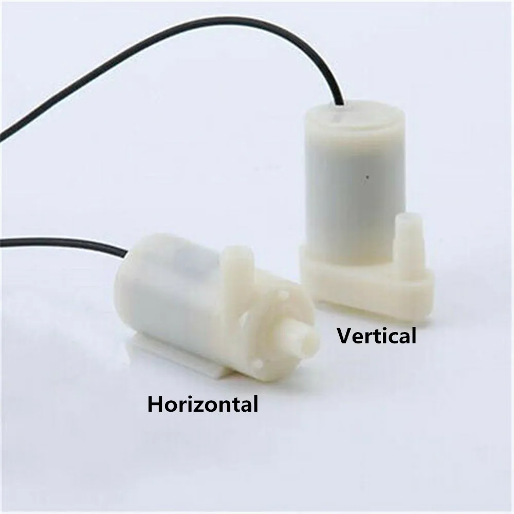 

Mini Micro Submersible and Amphibious Water Pump DC 2.5-6V Low Noise Brushless Motor Pump100L/H