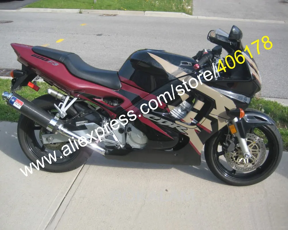 

Обтекатель для Honda CBR600 F3 97 98 CBR 600 F3 1997 1998 CBR 600F3 многоцветный пользовательский комплект обтекателей (литьё под давлением)