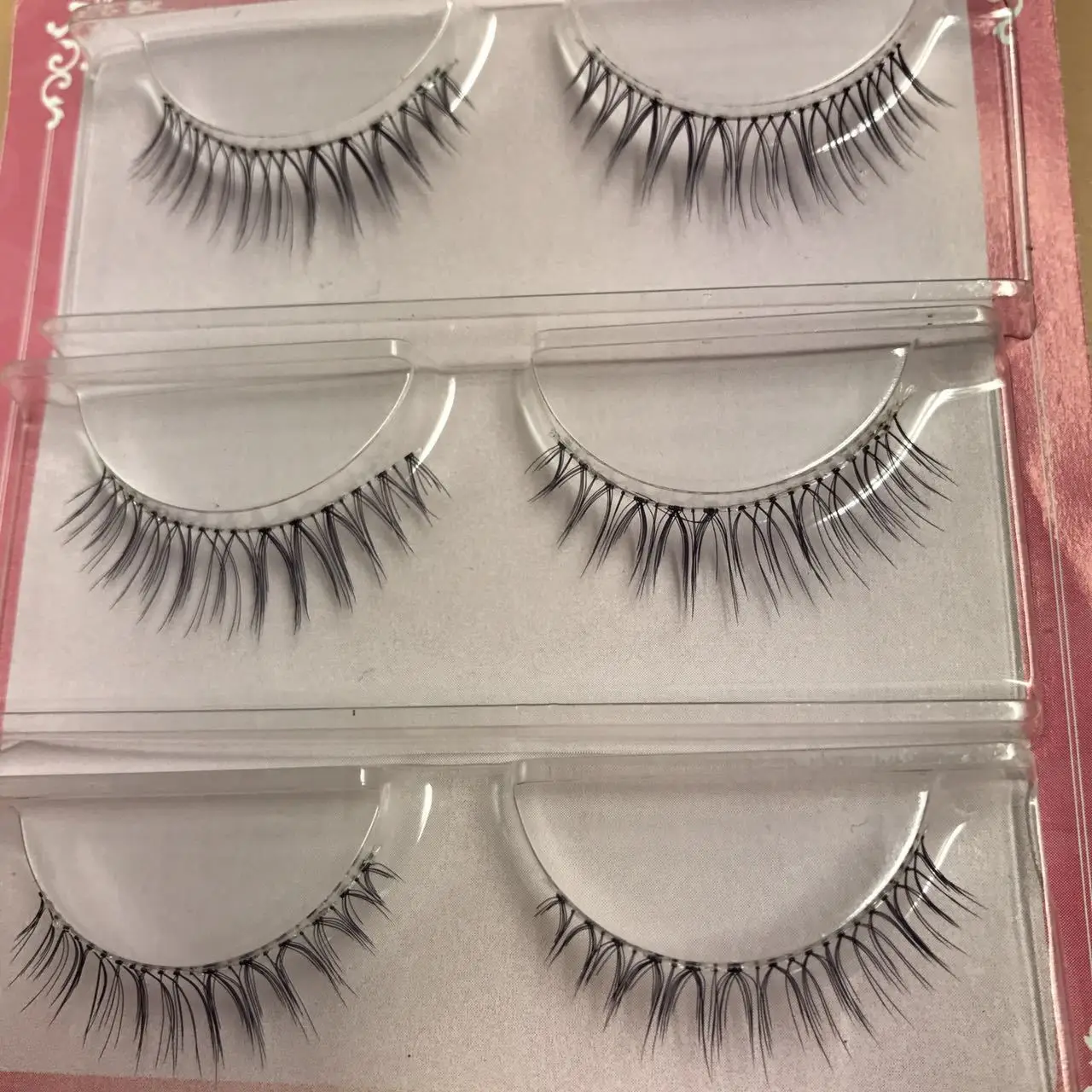 

2019 Natural Long False Eyelashes Fake Eyelash 100% Handmade Eyelashes 3d Faux Mink Lashes Extension Eyelash Makeup for Beauty