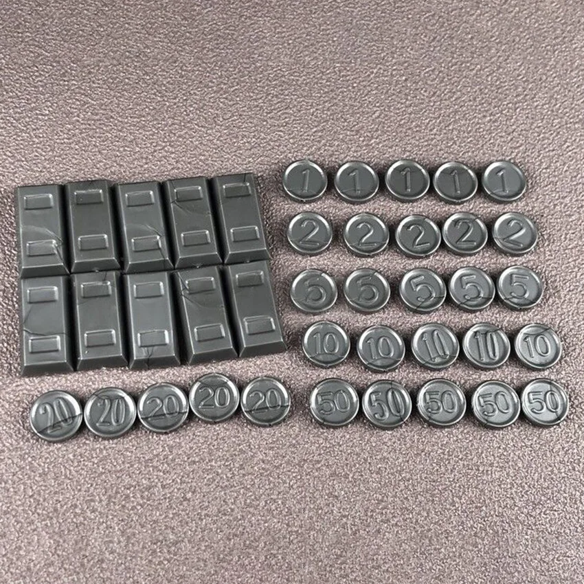 Small Value Gold Silver Coin Brick Building Blocks Set Compatible Legoingly City MOC Accessories Parts Bricks DIY Kids Toys Gift (5)