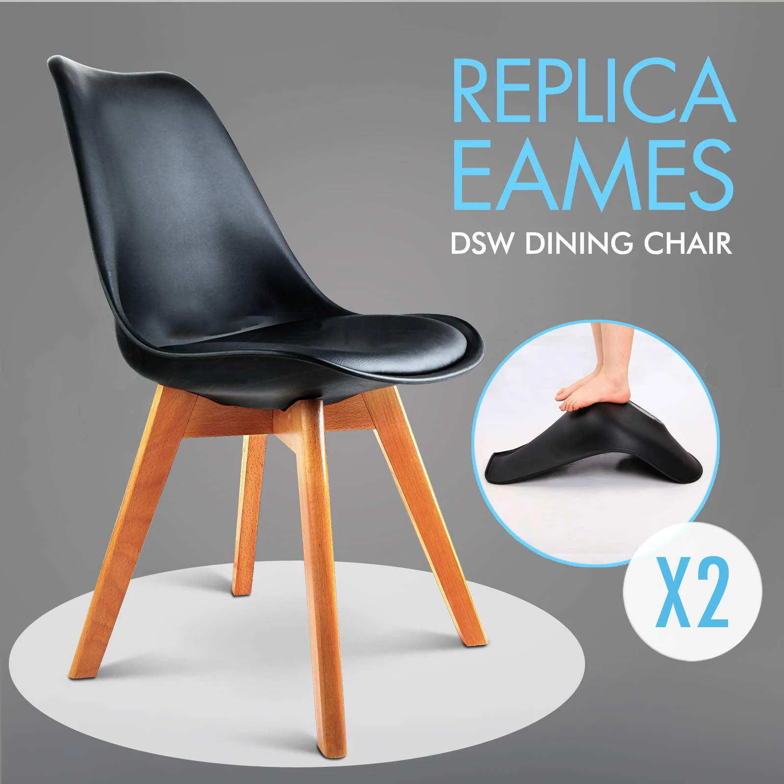2pcs Chair Simple assembly structure Solid wood dining chair with High Calibre Thick padded seat Ideal for home office cafés 2pcs Chair Simple assembly structure Solid wood dining chair with High Calibre Thick padded seat Ideal for home office cafés