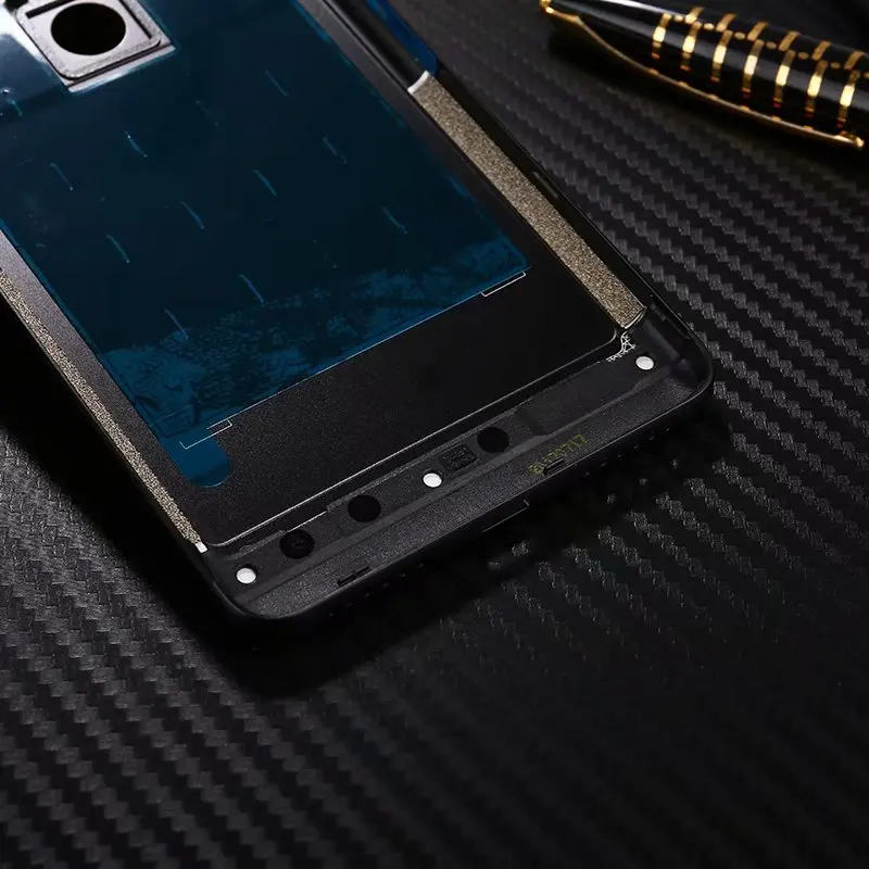 K8Plus чехол на заднюю крышку для Lenovo K8 плюс металлическая задняя дверь ремонт батарея чехол+ стекло камеры