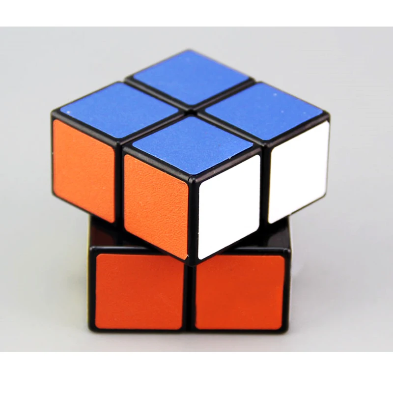 Wdyzd 2x2x2 волшебный кубик Профессиональный 5 см Черно-белый и матовый без наклеек головоломка игрушки для детей взрослых подарок на день рождения
