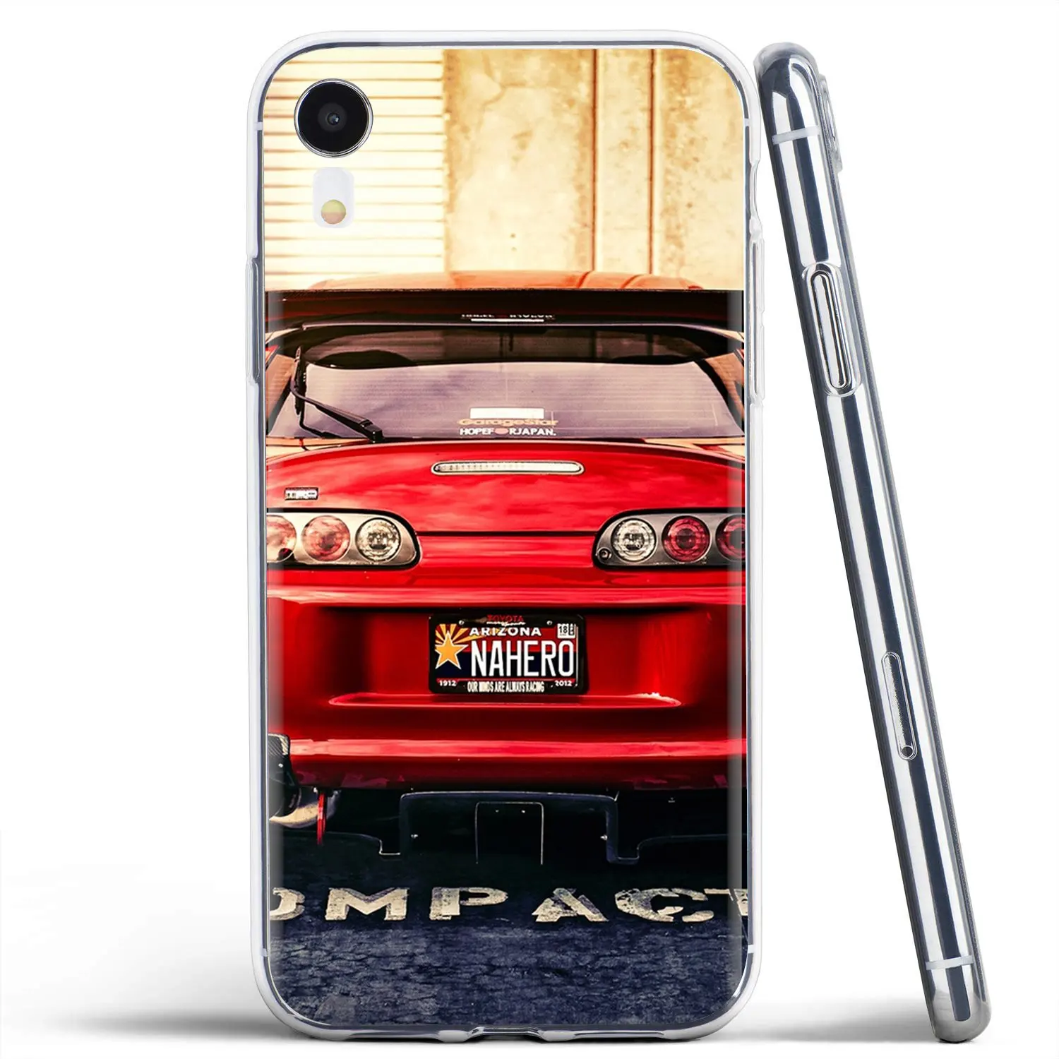 Мягкий чехол для Huawei G7 G8 P7 P8 P9 P10 P20 P30 Lite Mini Pro P Smart 2017 2018 2019 Super Cars Red Car Tuned | Мобильные