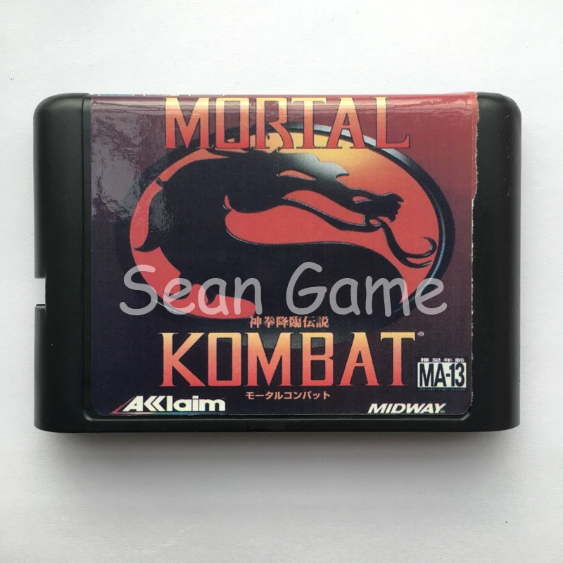 16 бит sega MD игра Ultimate Mortal Kombat 3 карты для sega Megadrive Genesis видеоигровая консоль картридж - Цвет: Mortal Kombat