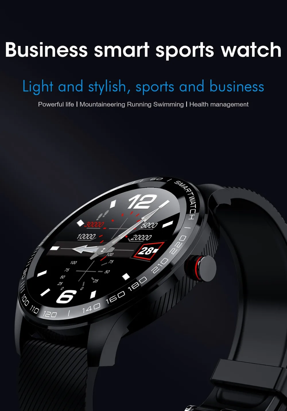 L9 Смарт часы ЭКГ сердечный ритм звонки напоминание полный сенсорный Smartwatch IP68 Водонепроницаемые часы для мужчин для Android IOS PK L7 GT2