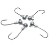 5pcs/lot Head Jig 1g/2g/5g/7g/14g/20g Round Tungsten Jig Heads Carbon Fishing Hooks Jig Fishing for Bass Crappie ► Photo 3/6