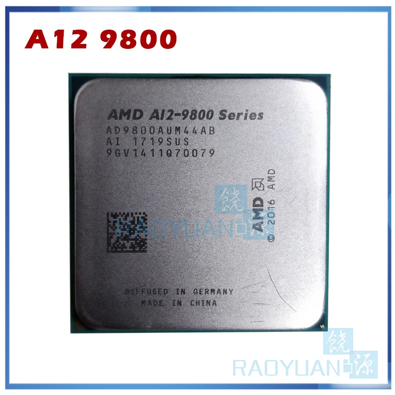 AMD A12-Series A12-9800 A12 9800 GHz Quad-Core CPU Processor