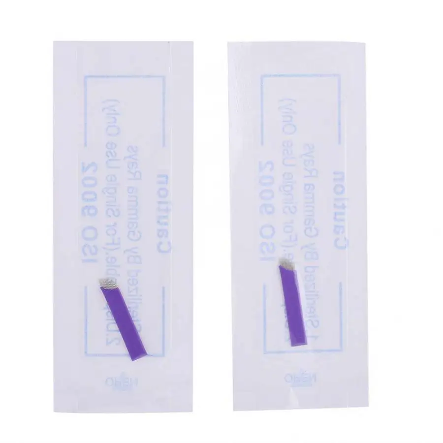 

Disposable Microblading Blade Semi-permanent Eyebrow Tattoo Manual Needle Tattoo Tool Tattoo Needles