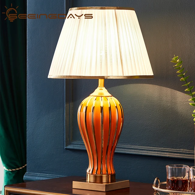 LAMPE LARGE ORANGE