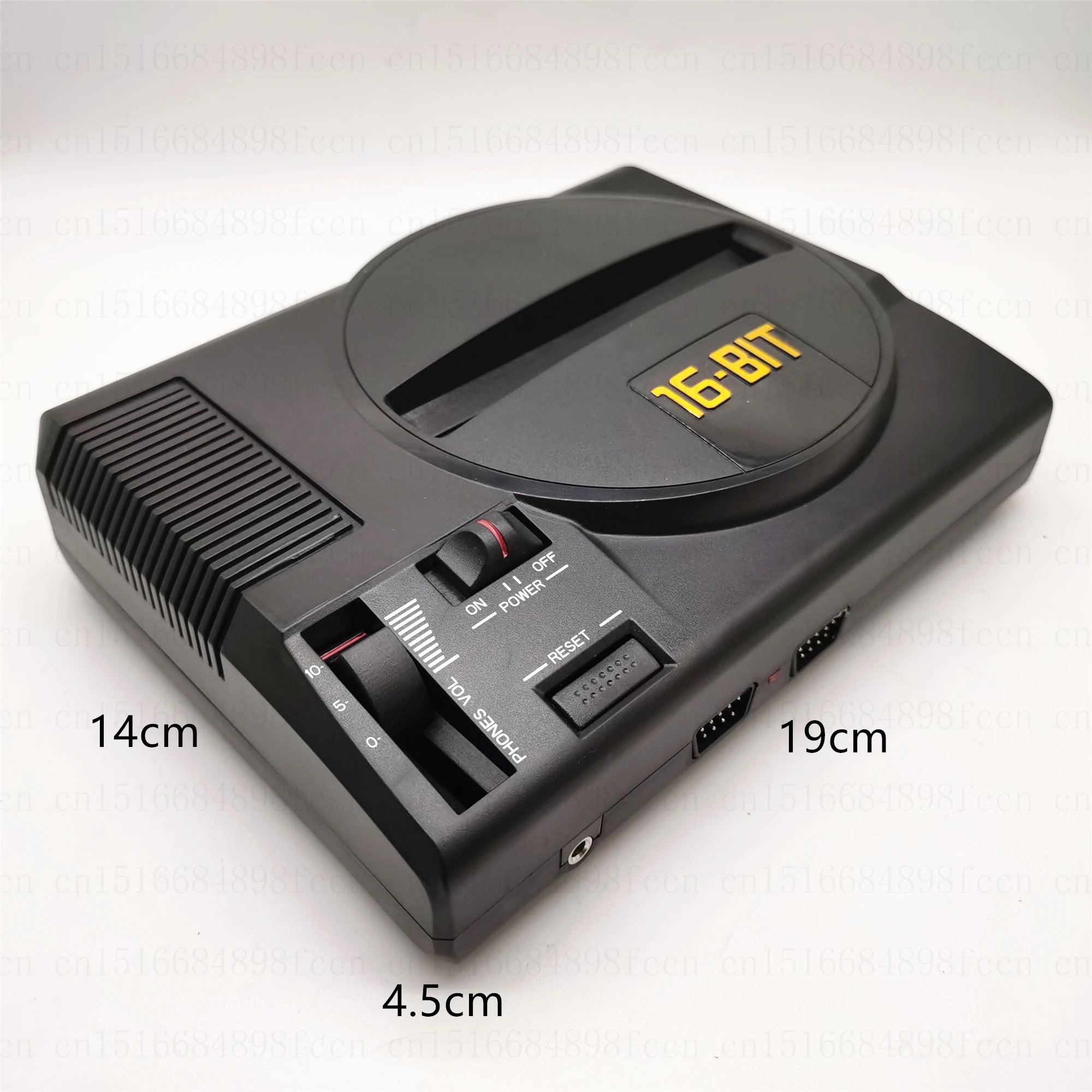  Royal Retro Metal Hyperdrive Version 4.2 For Sega Mega Drive /  Genesis 16 Bit For PAL And NTSC Console (Black) : Video Games