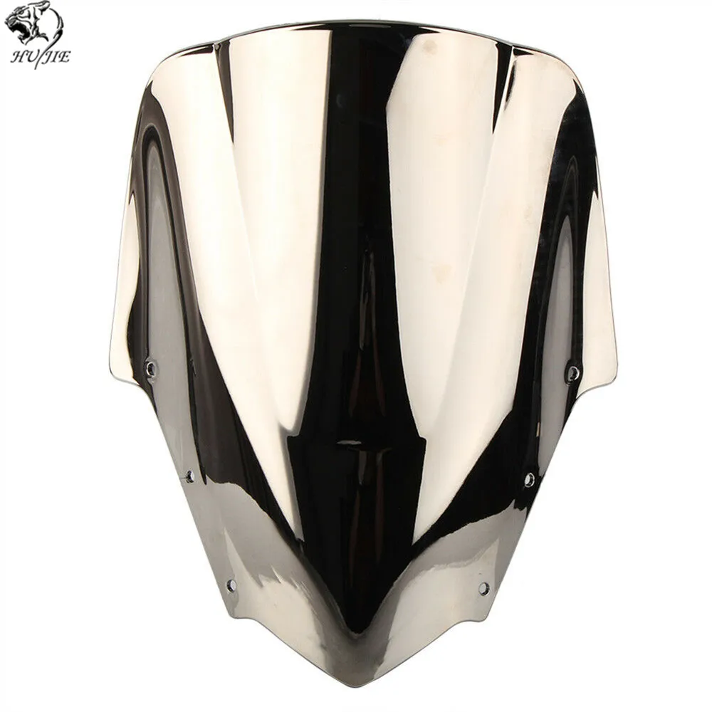 Лобовое стекло для Yamaha FZ1 Fazer FZ1S FZS1000S 2006 2011 2007 2008 2009 2010 Black Double Bubble FZS 1000 1000S|Козырьки