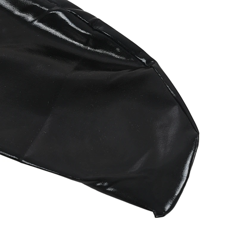 Женские чулки спандекс бедра латексные носки Glam Rock готический Wetlook черный
