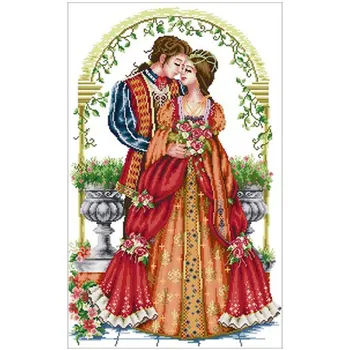 

Immortal love patterns Counted Cross Stitch 11CT 14CT 18CT DIY Chinese Cross Stitch Kits Embroidery Needlework Sets home decor
