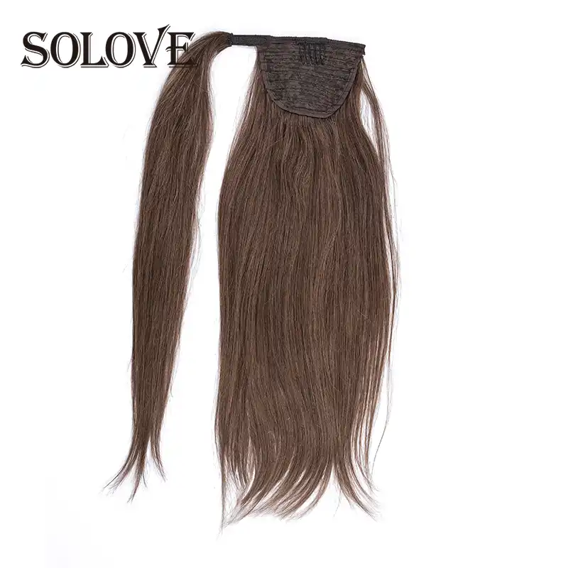 120 G Konskij Hvost Chelovecheskie Volosy Remy Pryamye Evropejskie Konskij Hvost Pricheski 100 Naturalnye Volosy Na Zakolkah Dlya Narashivaniya Aliexpress