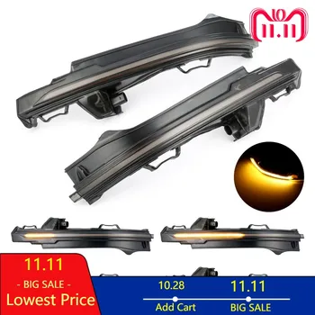 

2pcs LED Dynamic Turn Signal Blinker Sequential Side Mirror Indicator Light Lamp For Audi Q5 FY 2019 Q7 4M