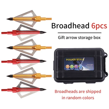 

Arrowhead 3-blades bow hunting broadheads Archery Broadheads Cut 100gr 6pcs Broadhead with box