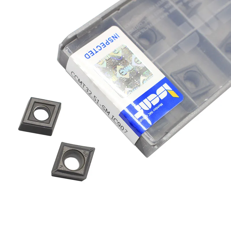 Токарные инструменты CCMT09T304 SM IC907 твердосплавная вставка резак токарная пластина